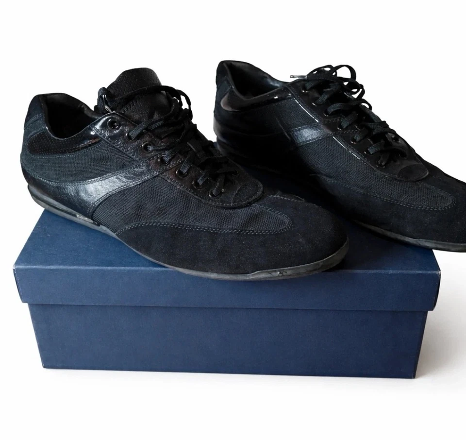 Zegna Sport Black  Casual Sneaker Shoes Men's Uk11 45.5 - Photo 1/4