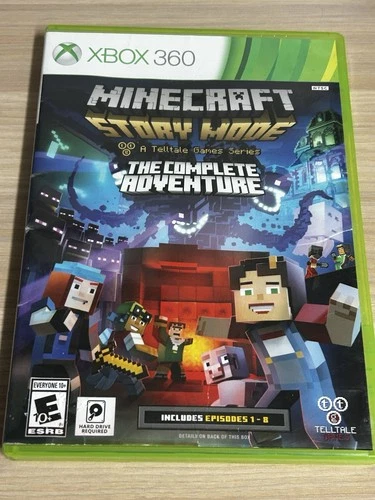 Minecraft Story Mode Complete 1-8 For Xbox 360 No Booklet