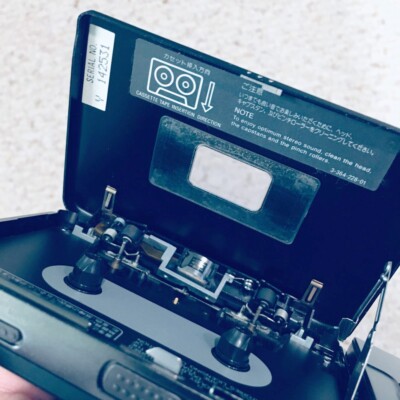 SONY WM-EX77 Walkman Cassette Player, Decent Black ! Parts