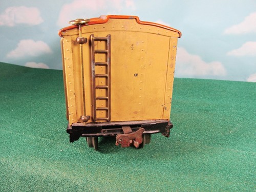 Lionel Trains 214 Cream with Orange Roof Automobile/Furniture Box Car Pre-War - Picture 2 of 16