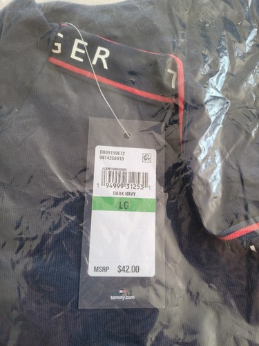 Tommy Hilfiger Men's French Terry Pullover Hoodie Medium Large Blue Lightweight - Picture 10 of 12