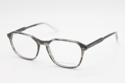 NEW PERRY ELLIS PE 431-1 GREY BLACK AUTHENTIC EYEGLASSES 52-18