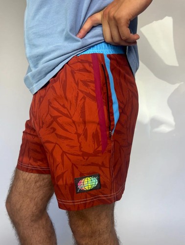 SLUNKS Shorts Mens S Bushwacked 5” High Performance Volleyball Activewear Lined