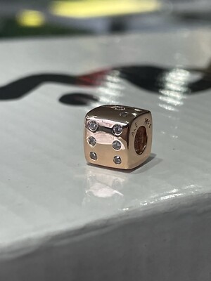 Pandora ROSE Gold DAZZLING DICE LAS VEGAS Exclusive