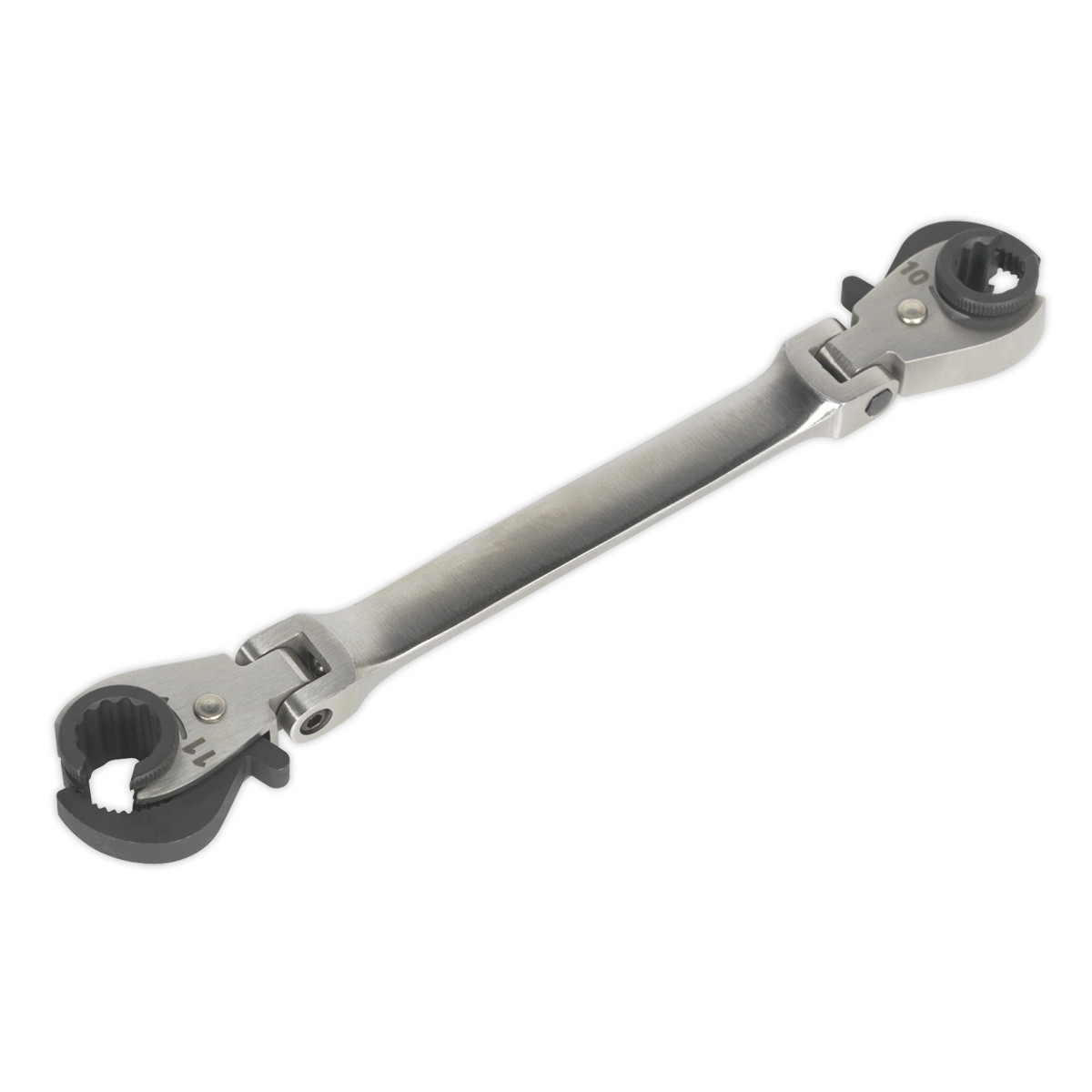 Sealey Brake Pipe Spanner Ratcheting 10 & 11mm Garage Workshop DIY