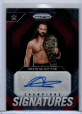 Drew McIntyre Prizm Autograph SSP Super Short Print