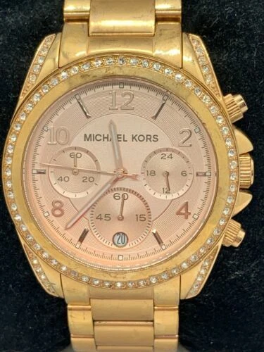 Michael Kors MK5263 Orologio Donna Oro Rosa 39mm Cassa Quarzo Analogico Minerale D517