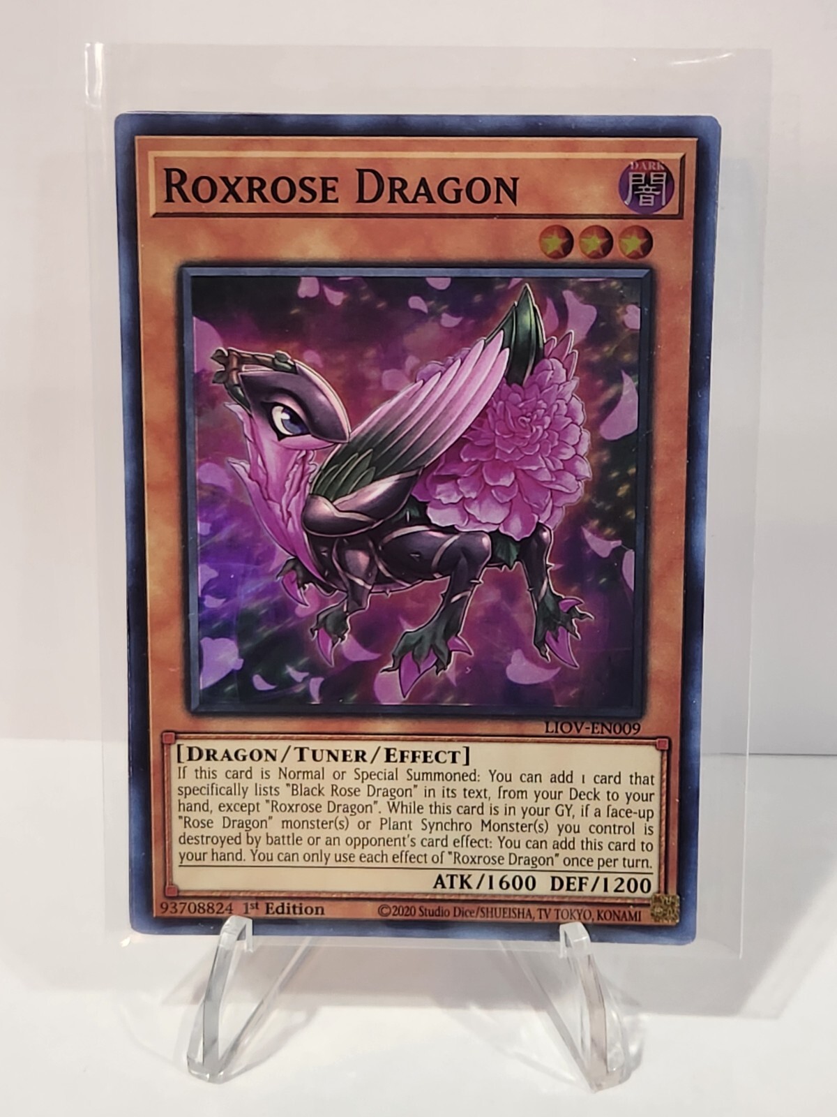 Roxrose Dragon LIOV-EN009 Lightning Overdrive 1st Edition