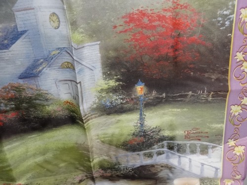 Thomas Kinkade House Yard Flag "Happy Easter" Spring Heritage Collection - Picture 6 of 11