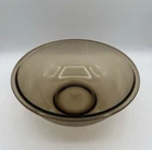 Pyrex  3.8 liter # 326  Amber Mixing Bowl 12"  4qt Flat Rim 4 1/2" tall 1980's