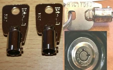 2 New Homak Safe Tool box Keys Code Cut HMC00001-HMC31000 Gun Safes Key Toolbox