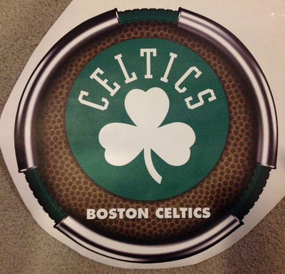 33cm x NBA Offiziell Boston Celtics Fathead Wand Grafik Vinyl Zeichen Aufkleber
