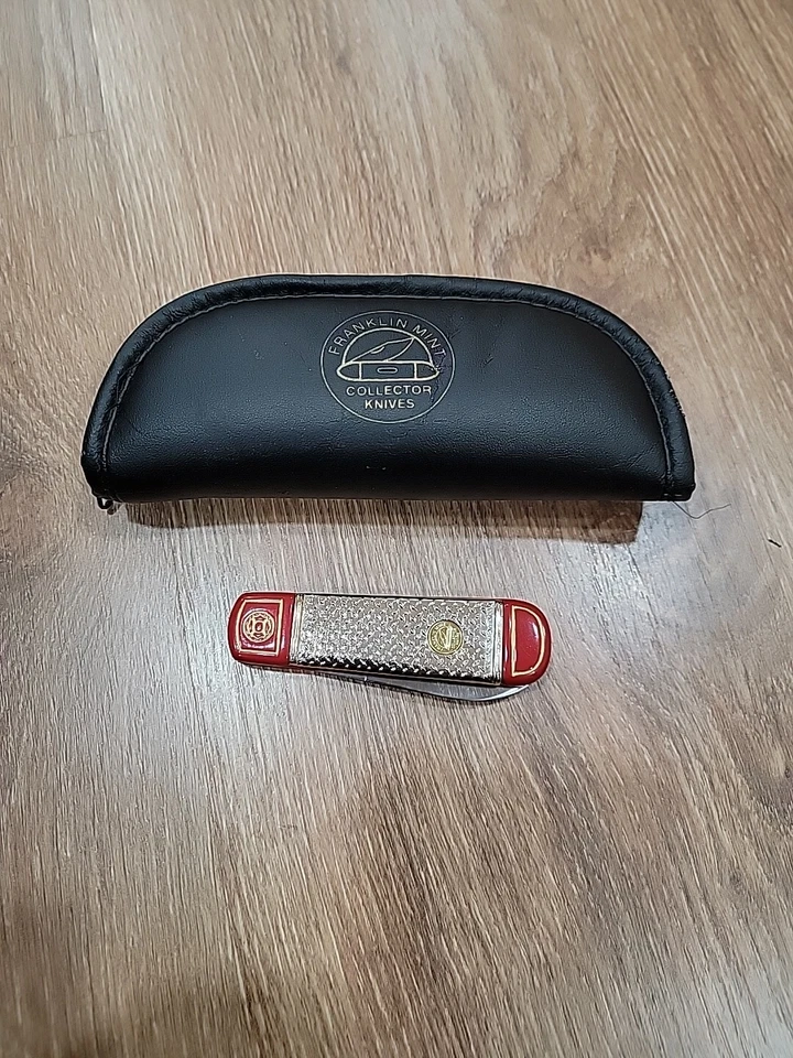 CUCHILLO FRANKLIN COMO NUEVO EN BOLSA CON CREMALLERA CUCHILLO DE COLECCIONISTA BOMBERO AMOSKEAG BOMBA Foto 2 de 4