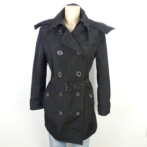 Burberry Trenchcoat Mantel Damen Schwarz Gr De 38 Ebay