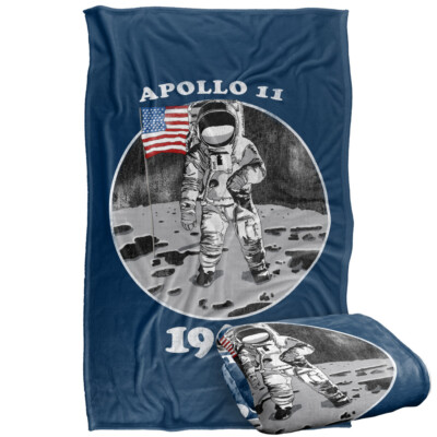 NASA Apollo 11 Astronaut 1969 Silky Touch Super Soft Throw Blanket