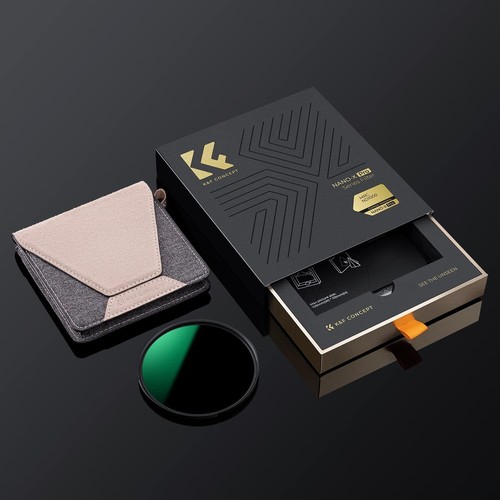 K&F Concept 82mm ND1000 Brass Frame Neutral Density ND Lens Filter for Camera - Picture 8 of 8