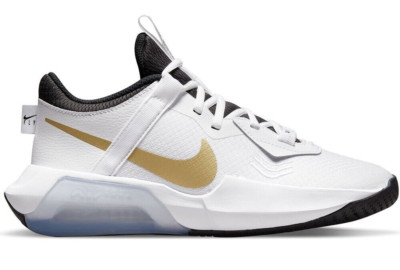 Nike Air Zoom Crossover GS Damen Mädchen Sneaker Weiß Gold Größe- UK. 5,5