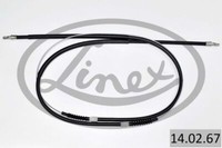 Linex 14.02.67 Cable, Parking Brake For CitroËN Fiat Peugeot