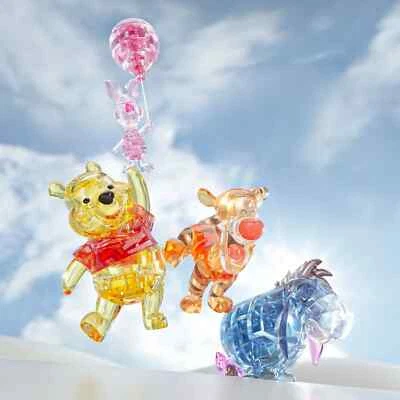 Disney Winnie the Pooh Crystal Building Blocks Winnie the Pooh Bear Toys Gifts