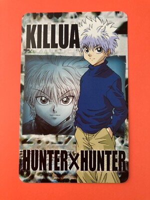 Hunter x hunter promo card Killua Zoldyck 2001 animate BANDAI