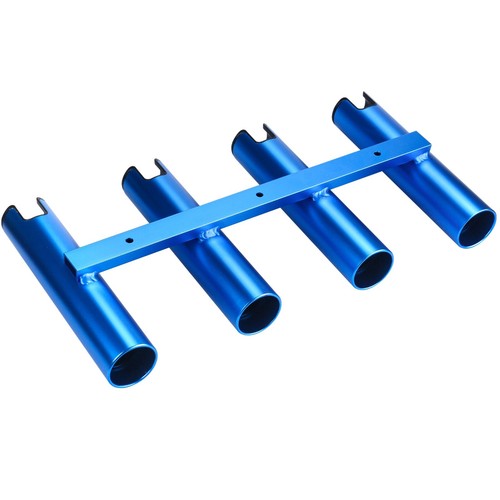 Aluminium 3/4 Tube Fishing Rod Holder for Boat w/Screws Side Mount Sliver & Blue - Picture 55 of 60
