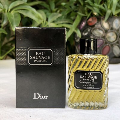  EAU SAUVAGE Dior PARFUM 10ml Mini Travel-Size Cologne New In Box