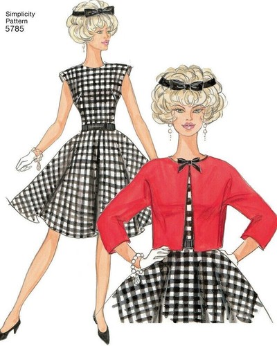 Simplicity 5785 DOLLS CLOTHES Sewing Pattern Sizes 11.5" - 29cms 1960's Style - Picture 5 of 6