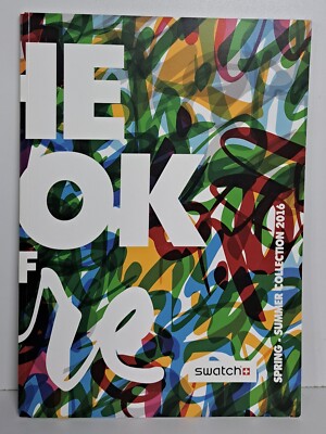 Swatch Pressemappe press kit - Catologue Moodbook Lookbook Spring Summer 2016