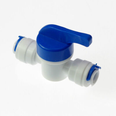 5 PCS Equal Straight 3/8  OD Tube   Valve Quick Connect Aquarium RO Water #E2