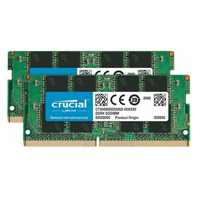 Crucial 16GB KIT (2X8GB) DDR4 3200MHz PC4-25600 260-Pin Laptop