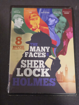 The Many Faces of Sherlock Holmes ~ 8 Movie Collection (DVD, 2017, 3-Disc) NEW