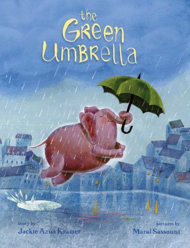 The Green Umbrella by Aza Kramer & Jackie - Used in Good Condition - Eco-Friendly Storybook for Kids