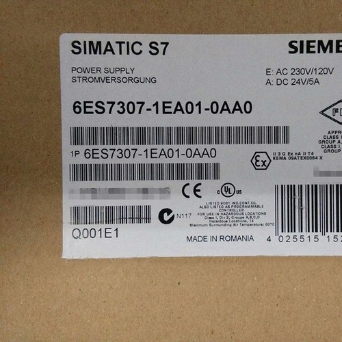 6ES7 307-1EA01-0AA0 NEW SIEMENS 6ES7307-1EA01-0AA0 Power Supply Module S7-300 - Picture 2 of 7