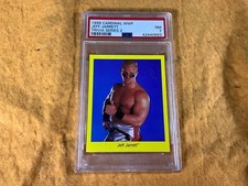 O11-78 WRESTLING CARD - JEFF JARRETT - 1999 CARDINAL WWF TRIVIA - PSA GRADE 7