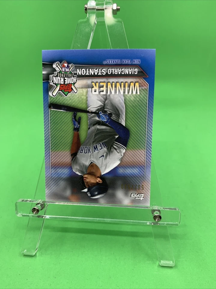 2021 Topps - GIANCARLO STANTON - Home Run Challenge WINNER 502/530 August - Image 3 of 4