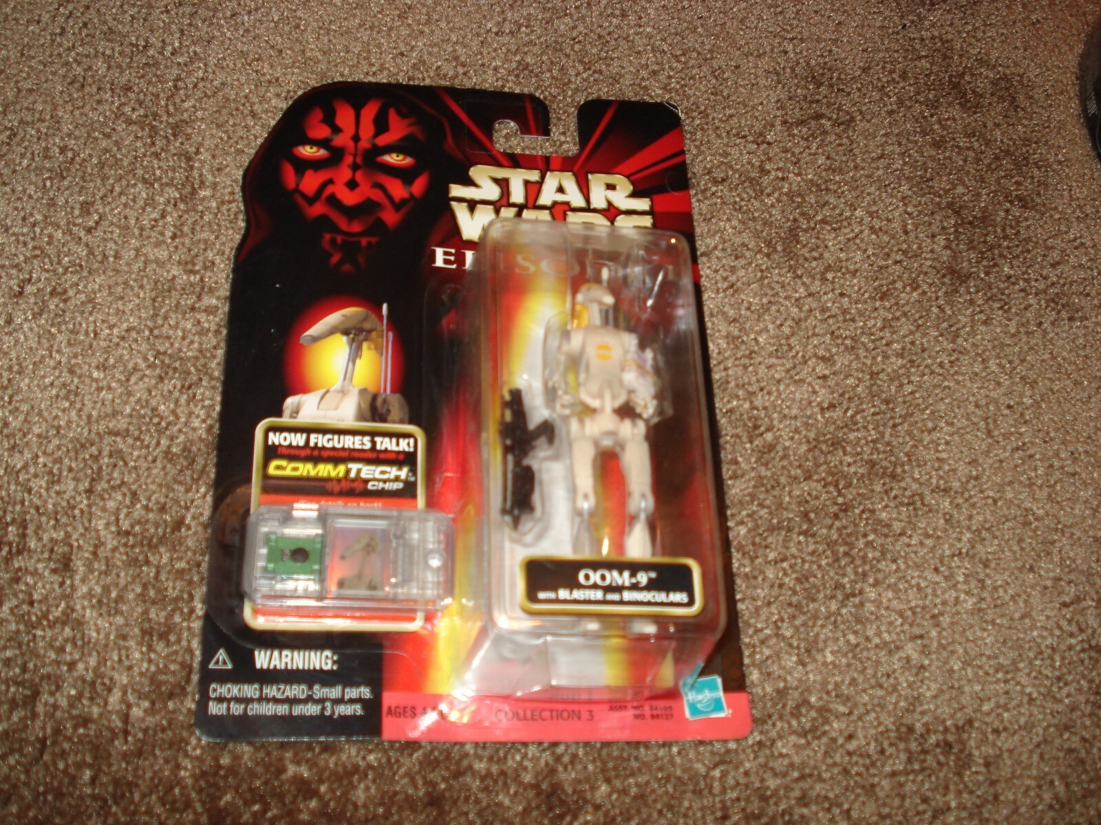 Hasbro Star Wars Episode 1 "OOM-9" With CommTech Chip Sealed 1998 NIB