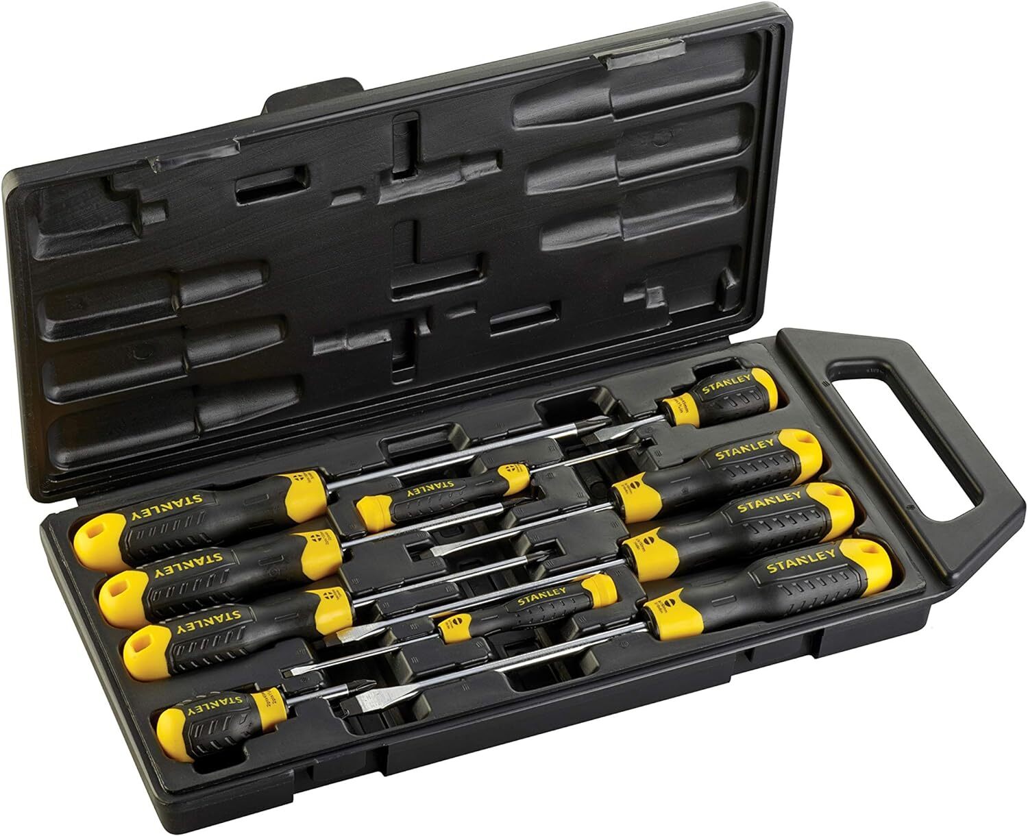 STANLEY 2-65-005 Cacciaviti Cushion Grip, Std - Ph, Set di 10 pz [Classe di...