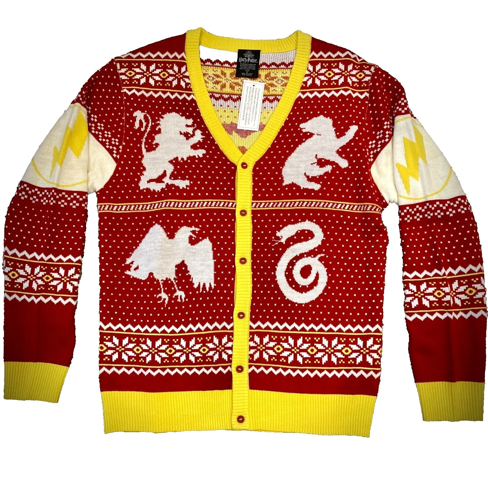 Regular Size M Cardigan Holiday Sweaters for Men
