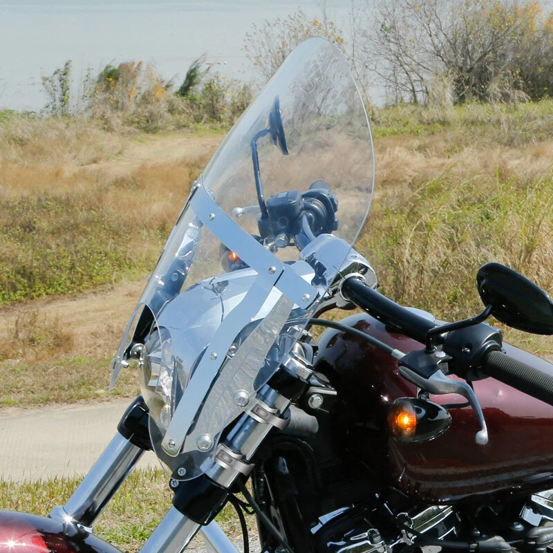 Windscreen Windshield w/ 49mm Clamps Fit For Harley Breakout FXSB FXSBSE 13-17 - Image 4 of 4