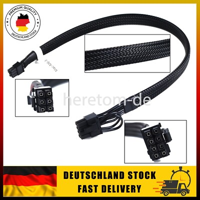 Neu Mini 6 Pin PCI-e Stecker auf 8 Pin Grafikkarte Stromkabel Mac Pro 18AWG GPU