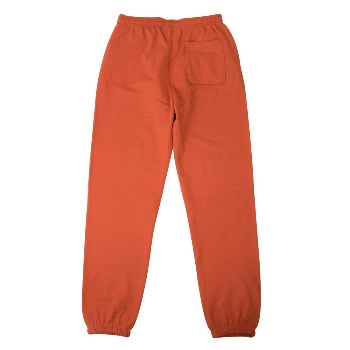 NWT SP5DER Orange Cotton Logo Print Sweatpants Size XL