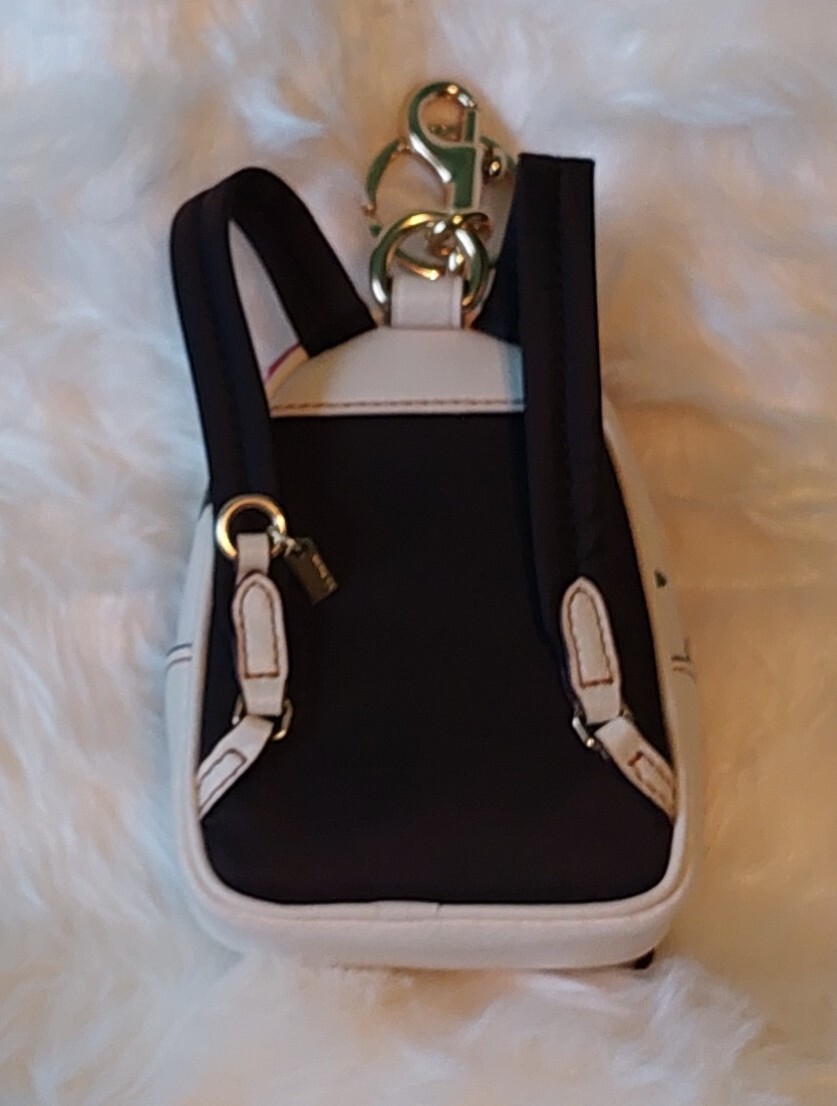 Coach mini Court Wild Strawberry print backpack bag c… Gem