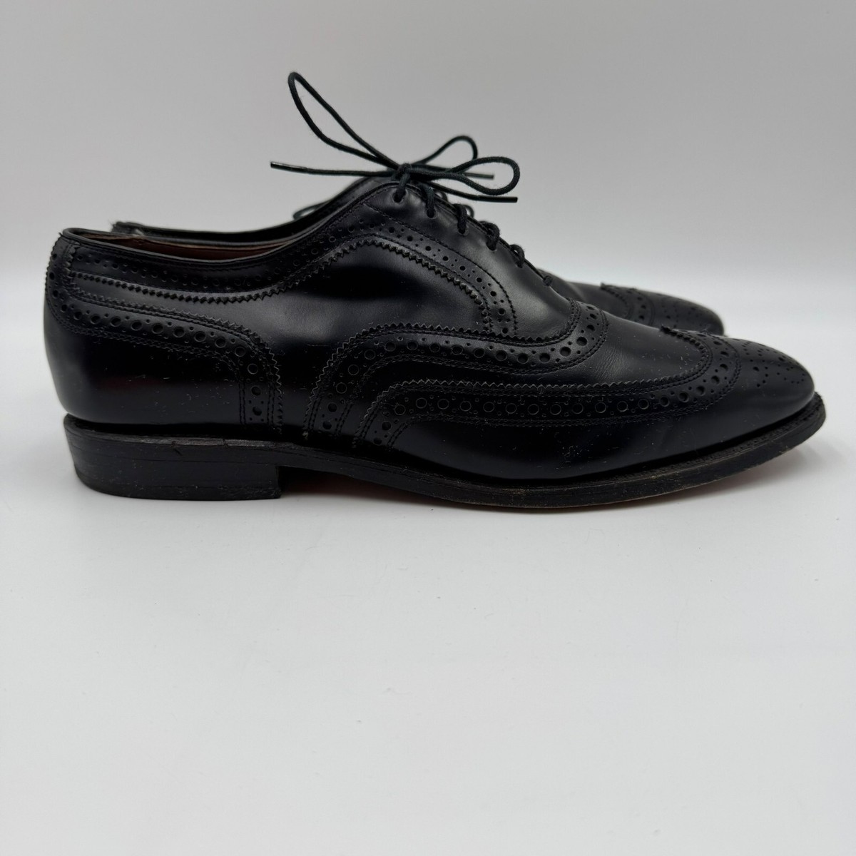 Allen Edmonds McAllister Wingtip Oxford Dress Shoes Black Mens