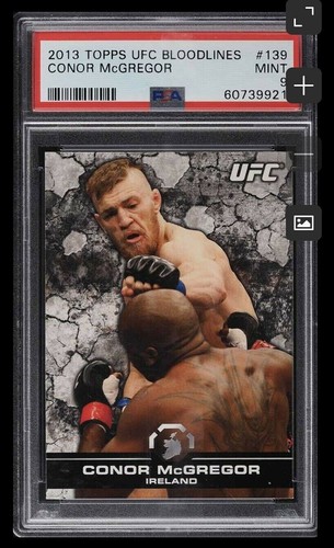 2013 Topps UFC Bloodlines #139 Conor McGregor Rookie (RC) PSA 9