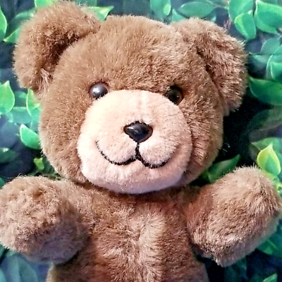 Brown Teddy Bear Trudy 12'' Vintage 1980s Classic Plush Stuffed Animal Korea