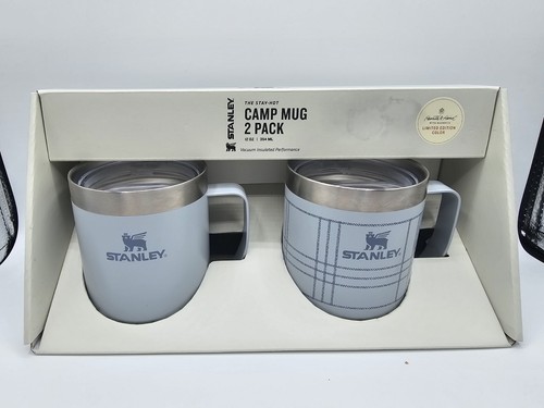 Stanley 12 Oz Camp Mug 2 Pack Hearth & Hand Magnolia Limited Edition Silver Foil - Picture 6 of 16