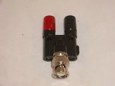 MPJ 17579PL DUAL BANANA BINDING POST BNC-MALE ADAPTER FITS POMONA