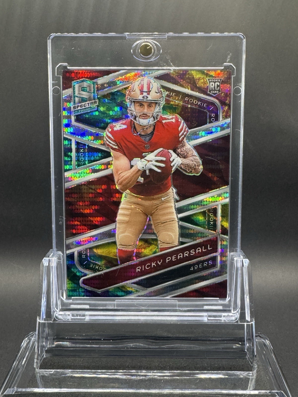 2024 Panini Spectra - Rookies Ricky Pearsall #124 Celestial Prizm 70/99 (RC)