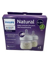 Philips Avent Natural Baby Bottles with Natural Response Nipples 2 PACK