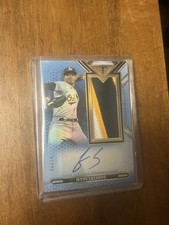 2021 Topps Triple Threads  Autographed relic Phillies Jesus Luzardo Sapphire /10